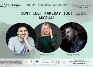 Poziv za sudjelovanje na ONLINE glumačku radionicu – Ton? Ide! Kamera? Ide! Akcija!